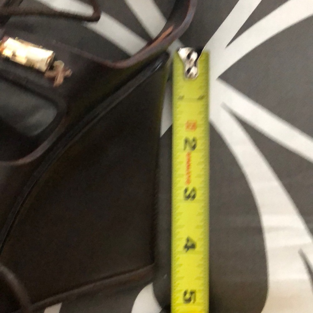 MaxMara/SportMax brwn leather wedge caged lace up - Picture 12 of 12